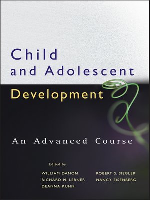 cover image of Child and Adolescent Development